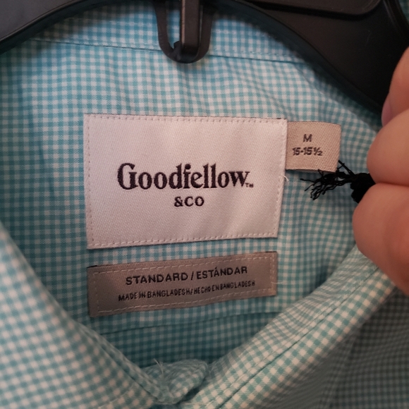 Goodfellow & Co. Blue Checkered Button Down - Picture 7 of 9